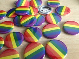 Gay Pride Rainbow Badges