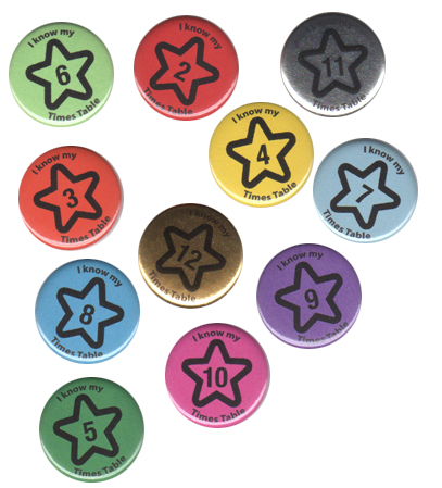 More Star Badges For Maths Stars