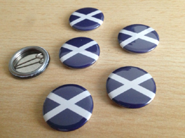Scotland Saltire Badges