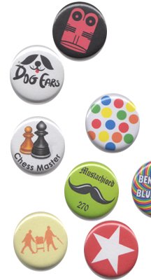 Button Badges Actual Samples