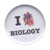 I Love Biology school badge
