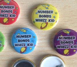 Number Bond Maths Badges