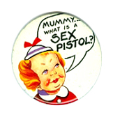 Sex Pistols badge 1977