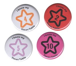 Star Maths Badges