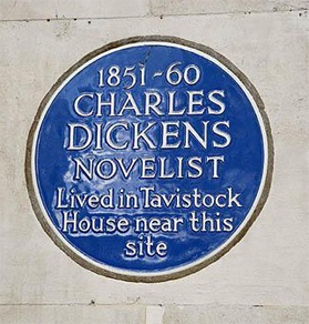 Charles Dickens Blue Plaque