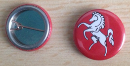 25mm Kent button badges