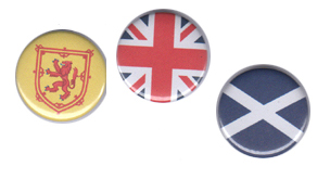 Scotland Button Badges