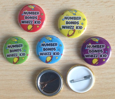 Number Bonds Burtton Badges