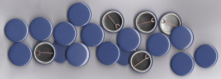 Navy Blue plain badges