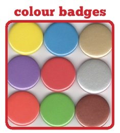 Plain Colour Badges