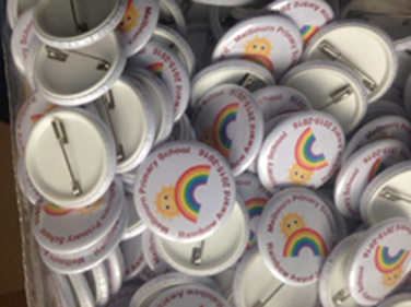 safety pin badges